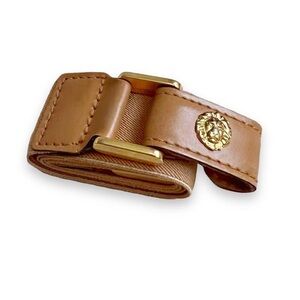 Vintage Anne Klein tan stretchy belt